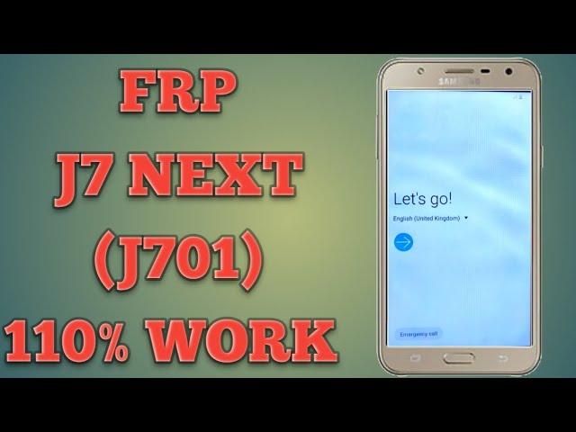 SAMSUNG J7 NXT(J701) FRP BYPASS 110% WORK || GMAIL BYPASS ||