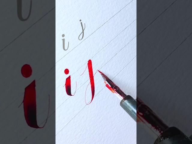 how to improve calligraphy ️ cursive small letter writing ️#calligraphy #creative #shorts #art