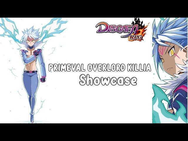 PRIMEVAL OVERLORD KILLIA ALL SKILL SHOWCASE: DISGAEA RPG JP