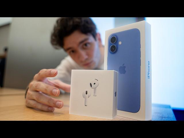 Купил ПЕРВЫЕ iPhone 16 и AirPods 4 в Apple Store!