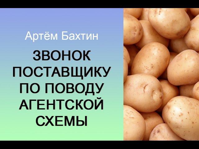 Оптовый бизнес. Запись звонка поставщику по поводу агентской схемы