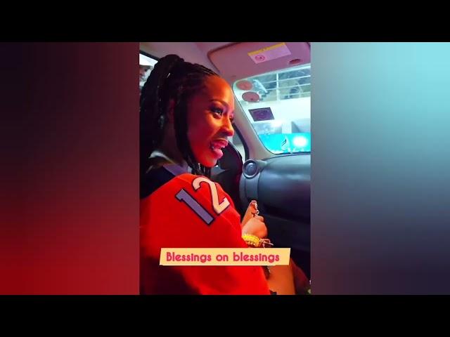 DEMWA FACEBOOK FIRST RIDE EXPERIENCE IN HER NEW CAR WITH DIANA BAHATI@DEMWAFACEBOOK@Diana_Marua