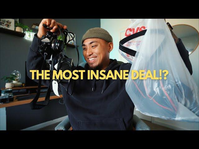 $1000 OF FILM CAMERAS FOR $200!? | Film Camera Thrifting!