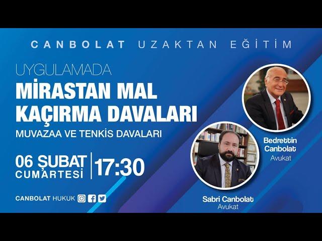 Mirastan Mal Kaçırma Muvazaa ve  Tenkis Davaları  Avukat Bedrettin canbolat