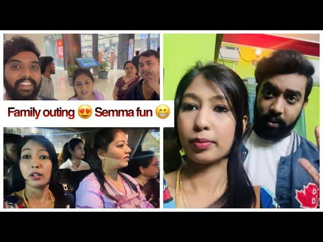 After a long time outing with my family️/semma enjoyment /#agvlogs ##youtube #family