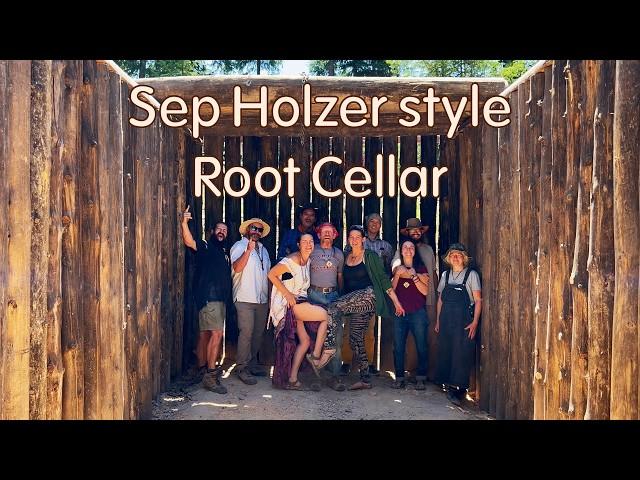 sepp holzer style root cellar