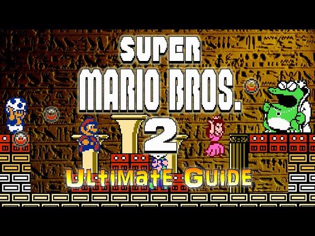 #SuperMarioBros2 #Mario2 #SuperMarioUSA Super Mario Bros. 2 - NES - Ultimate Guide : ALL LEVELS!