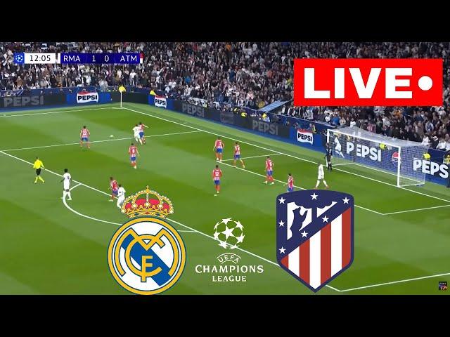 LIVE : Atletico Madrid vs Real Madrid  | Champions League 2025 | Match Live Now