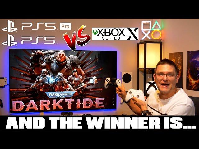 Warhammer: Darktide - PS5 Pro vs Xbox X vs PS5 - PSSR Is Good But Not Perfect - Performance Test