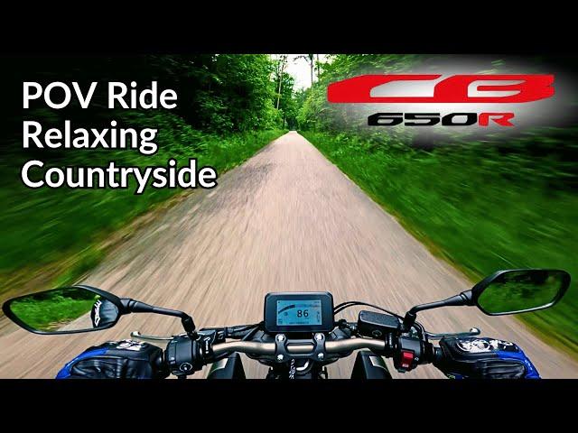 2024 Honda CB650R | POV Beginner Exploring Peaceful Country Roads