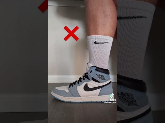 How to wear socks with Jordan 1s #trending #foryou #fyp #shorts #viral #fypシ #foryoupage #sneakers