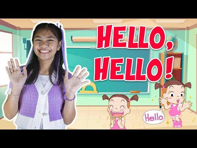 HELLO HELLO! CAN YOU CLAP YOUR HANDS  with Actions and Lyrics NURSERY RHYMES  ACTION SONG FOR KIDS