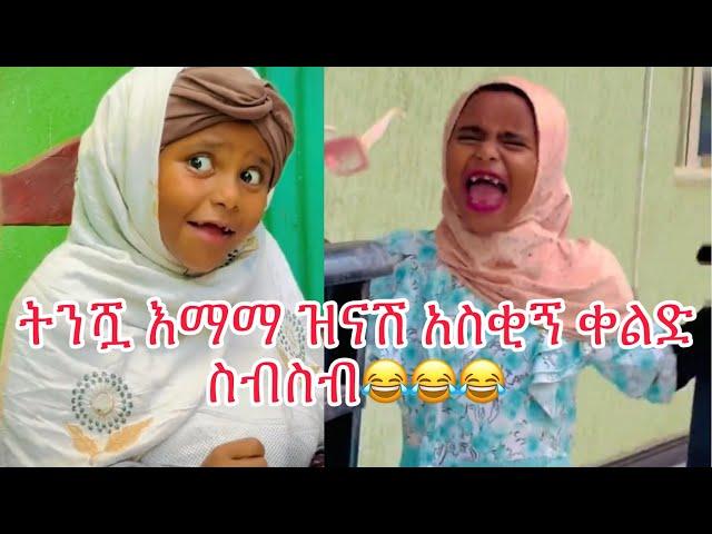 የትንሿ እማማ ዝናሽ እና ወንድሟ werjiw አስቂኝ ቀልዶች ስብስብ TikTok funny videos ላለመሳቅ ይሞክሩ