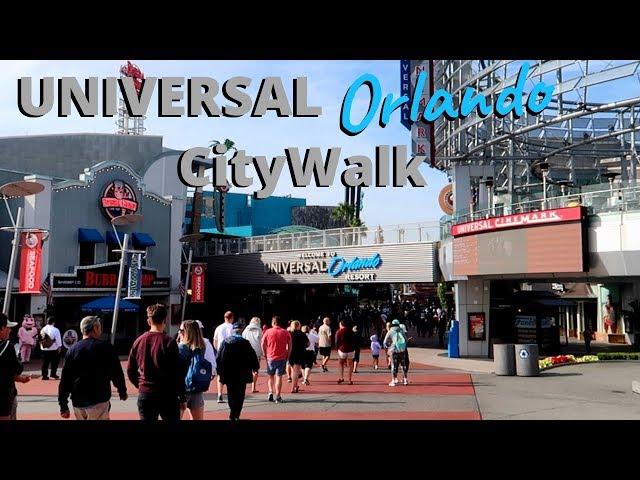 Universal Orlando CityWalk Updated Walk Through and Tour