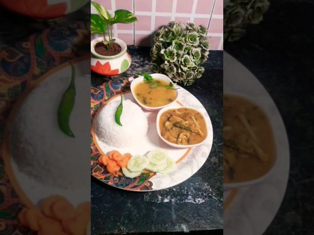 Todays simple lunch thali from Sweta'skitchen #youtubeshorts #food #ytshorts #viral