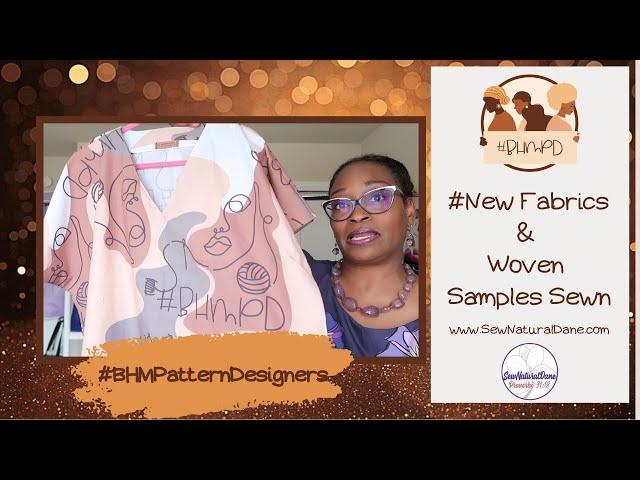 [463]SewNaturalDane Limited Edition Woven Fabric Samples #BHMPatternDesigners