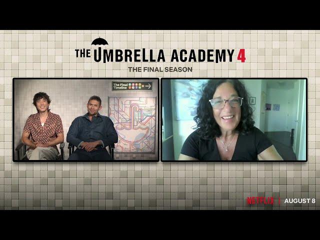 THE UMBRELLA ACADEMY S4 - JUSTIN H. MIN & DAVID CASTANEDA INTERVIEW (2024)