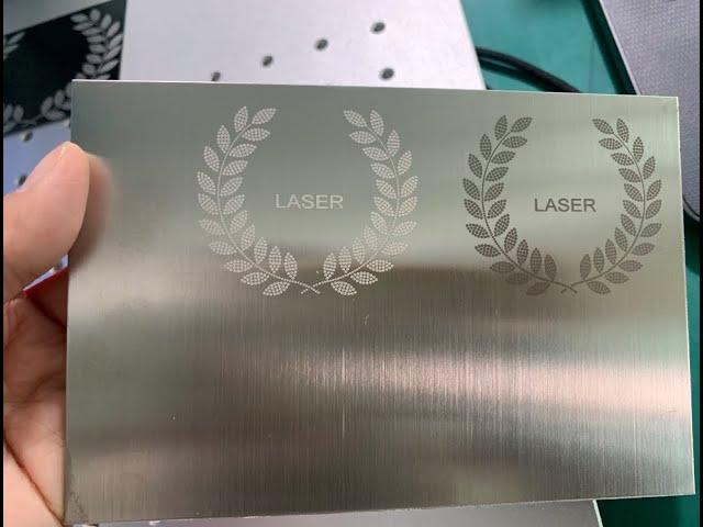 30W Desktop Mini Fiber Laser Marking Machine for Stainless Steel Plate