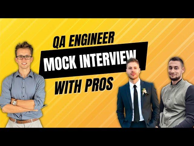 The best answers to interview questions QA engineer position