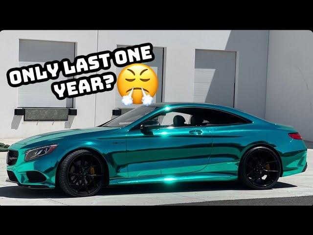 5 REASONS WHY YOU SHOULD NOT GET A CHROME WRAP!