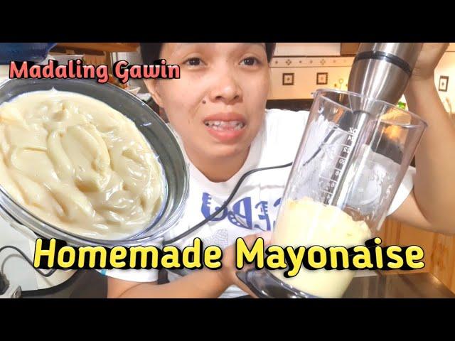 Homemade Mayonaise Using Handheld Mixer, Blender & Food Processor. Alin Ang Pwede? Part 1