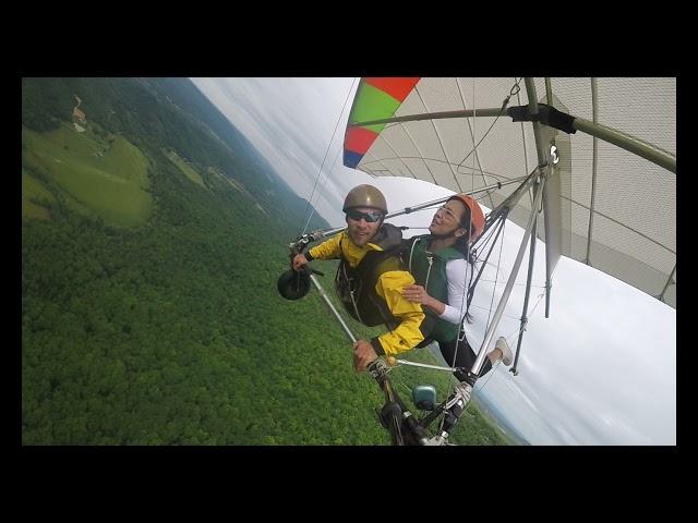 Linda Aldmon Tandem Hang Gliding at Lookout Mountain Flight Park