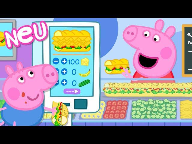 Peppa-Wutz-Geschichten | Der Sandwich-Laden | Videos für Kinder