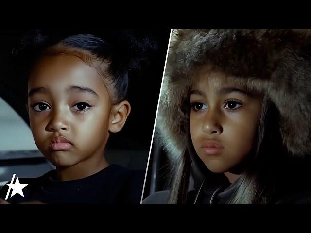 Kim Kardashian’s Daughters North West & Chicago West Star In Kanye West’s Music Video