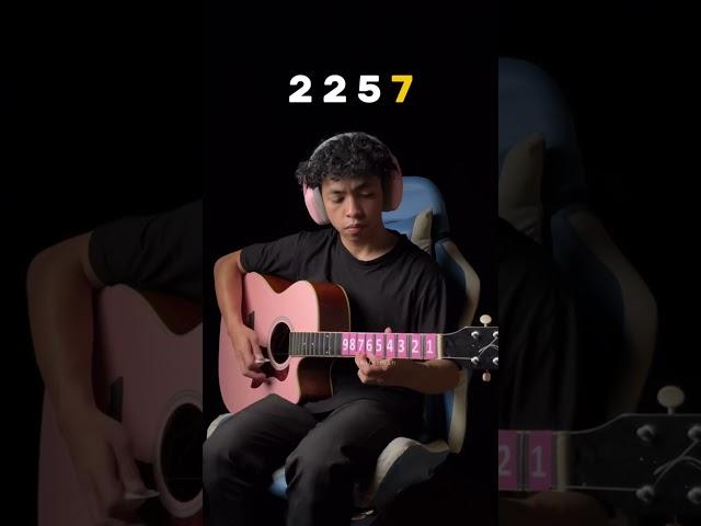 Mission impossible theme on one single string #music #guitarcover #guitar