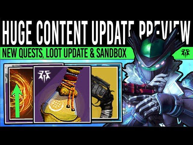 Destiny 2: HUGE EPISODE UPDATE! Act II PREVIEW, Loot Table, New Content, Sandbox & Fixes (Nov 19)