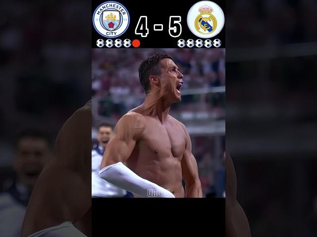 Man City vs Real Madrid Penalty Shootout