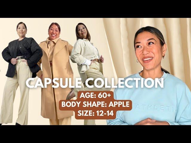 Capsule Wardrobe For Size 12-14 Apple Body Shape | Kristine Fernandez