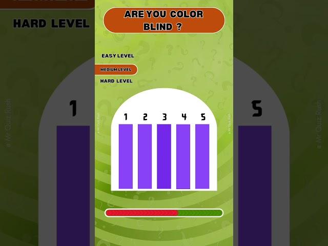 color blind Test  |  brain test  |  brain challenge game #quiz