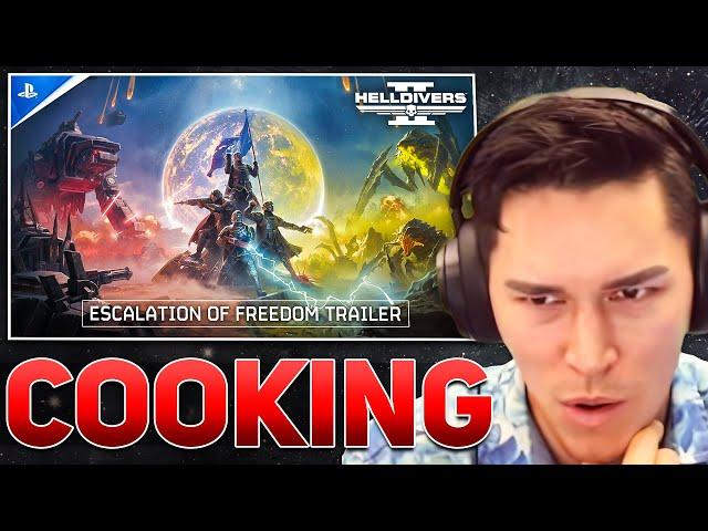 Helldivers 2 Escalation of Freedom Looks CRAZY | Aztecross Reacts