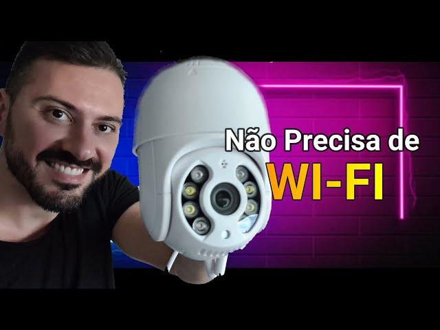 MÉTODO PARA Conectar câmera IP inteligente sem O WI-FI! PARA AREAS RURAIS...