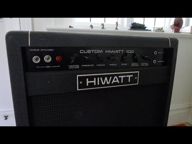 Hiwatt Custom 100 - DR103 Combo From 1973  Analysis and Test