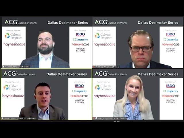 ACG DFW 2021 March Dallas Dealmaker Program