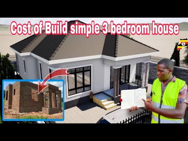 Cost of building Simple 3 bedroom house in Uganda 2024