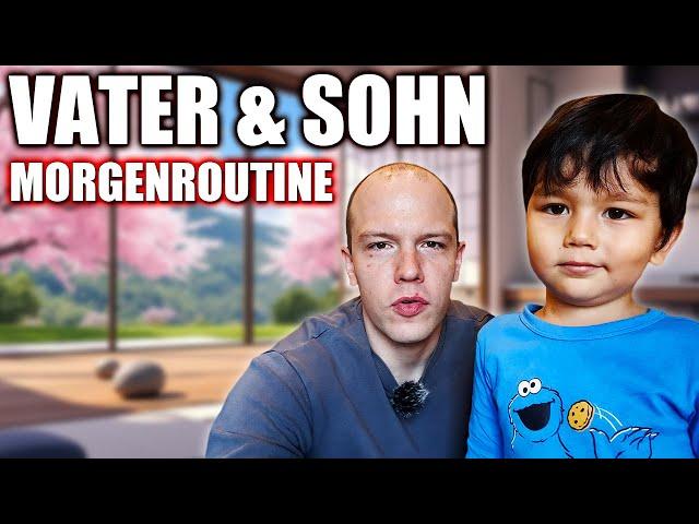 Vater & Sohn Morgenroutine in Japan - Das Essen japanische Kinder zum Frühstück