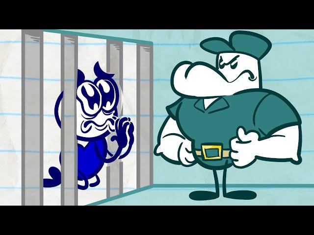 Pencilmate's The WRONG Convict! | Animated Cartoons Characters | Animated Short Films | Pencilmation