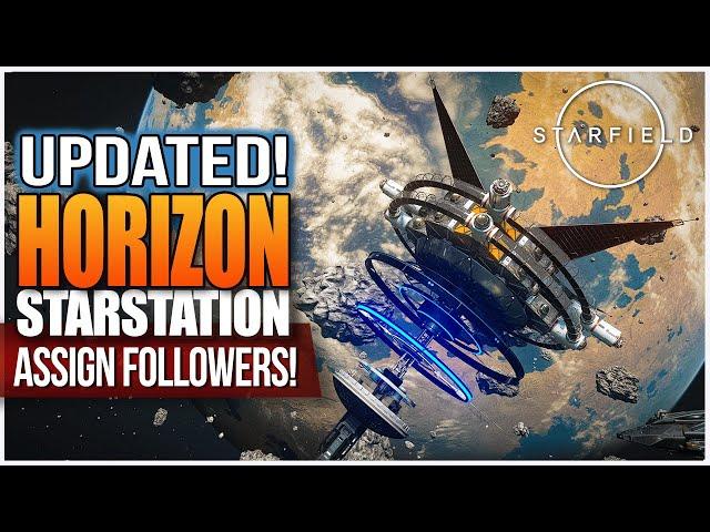 STARFIELD - New Features! Horizon Space Station Player Home - Slept On Mod