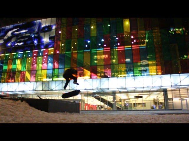 Snowskating in Montreal with Steve Nadeau