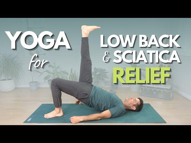 Yoga Flow for Low Back and Sciatica Relief | David O Yoga