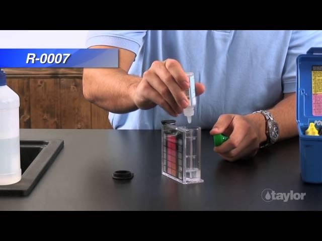 Testing Pool/Spa Water for Total Alkalinity Using Taylor's K-2005
