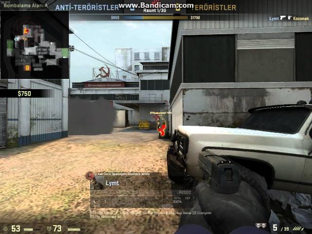 1v4 clutch pistol round CS:GO