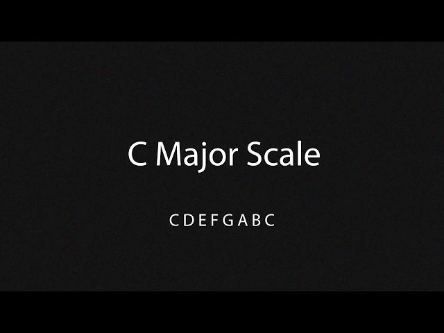 C Major Scale