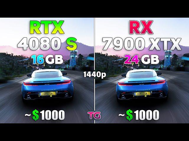 RX 7900 XTX vs RTX 4080 SUPER - Test in 10 Games | 1440p