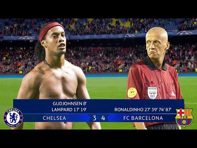 Pierluigi Collina will never forget this humiliating performance by Ronaldinho