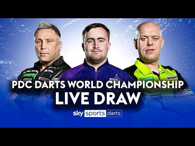 PDC WORLD DARTS CHAMPIONSHIP DRAW LIVE!