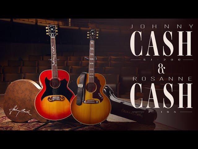 Introducing the Johnny Cash SJ-200 & Rosanne Cash J-185 Custom Acoustics